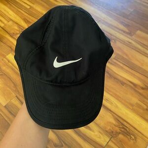 Black Nike athletic cap